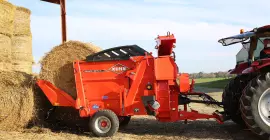 KUHN PRIMOR 3570 M в режиме укладки соломы