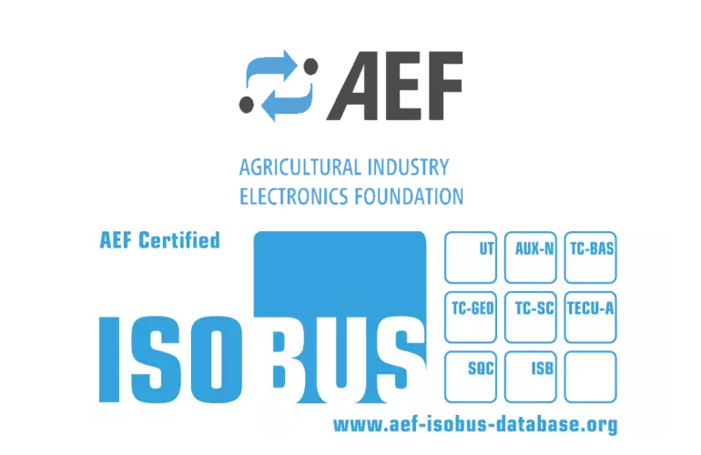 Logo de l’AEF, la référence de l’agriculture connectée