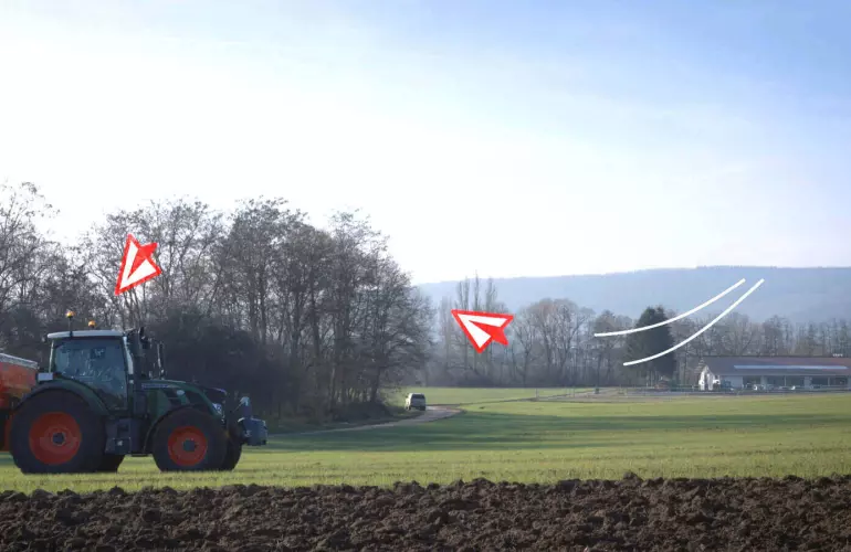 Receptionnez vos données directement sur votre terminal ou console ISOBUS en cabine.