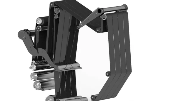 Прессовальная камера VB 7100 состоит из 4 бесконечных ремней и 3 роликов