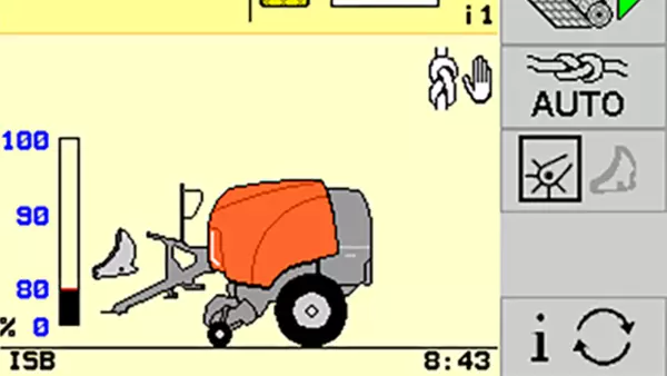 Высокоточные датчики позволяют обнаруживать рост тюков на ранней стадии.