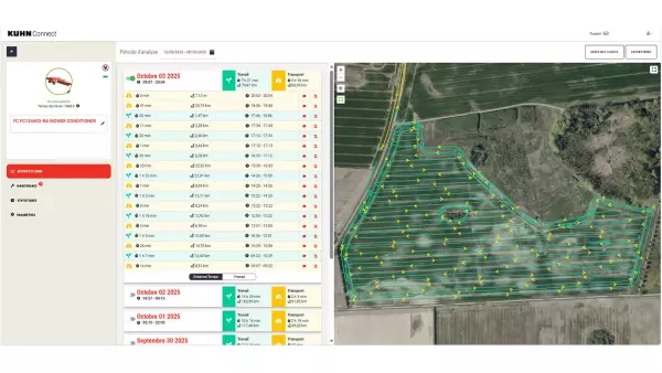 Überwachen Sie Ihre Maschinen über "KUHN Connect - Meine Maschinen".