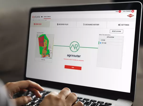 Profitez de KUHN EasyTransfer pour le transfert de vos données !