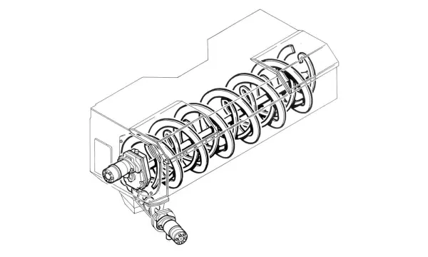 Выдуватель-раздатчик соломы и кормов KUHN PRIMOR 5570 M оснащен смесительным бункером, предназначенным для добавления концентратов в корм