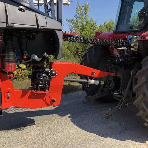 Регулируемое по высоте дышло и проушина 40 мм