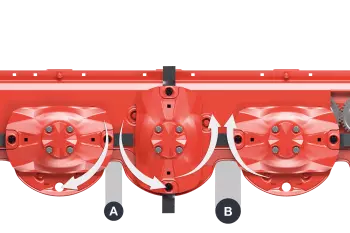 Режущий брус OPTIDISC ELITE с различным расстоянием между дисками