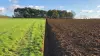 view of a furrow after a plough's passage