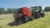 Рулонный пресс-подборщик KUHN FB 3135 для прессования силоса.